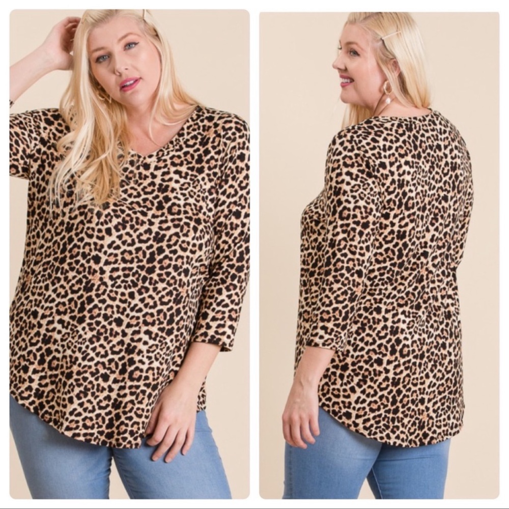 🐆Plus Size Leopard Print Top🐆